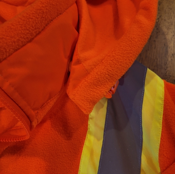 Mens Hi-vis fleece jacket - Picture 4 of 9